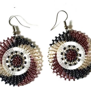 LUNGI ROUND EARRINGS- SMALL