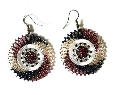 LUNGI ROUND EARRINGS- SMALL