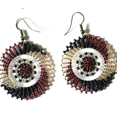 LUNGI ROUND EARRINGS- SMALL