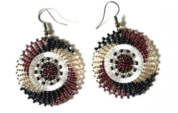 LUNGI ROUND EARRINGS- SMALL