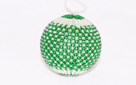 BEADED CHRISTMAS BAUBLE