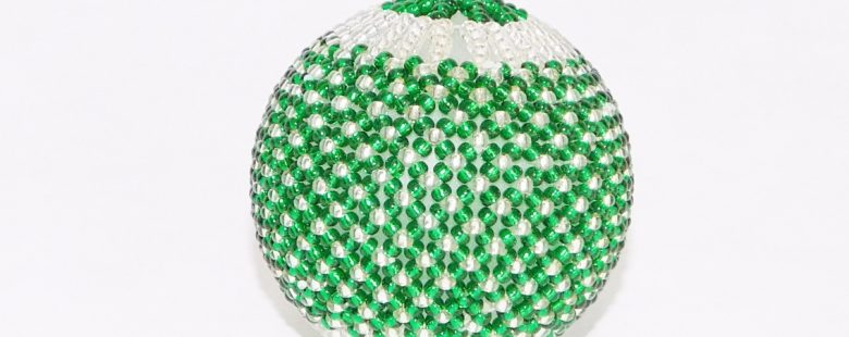 BEADED CHRISTMAS BAUBLE