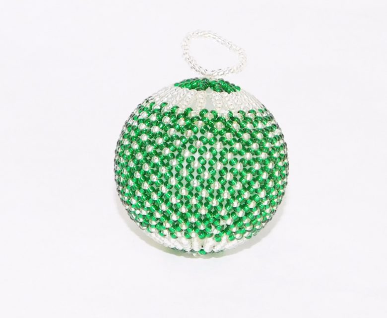 BEADED CHRISTMAS BAUBLE