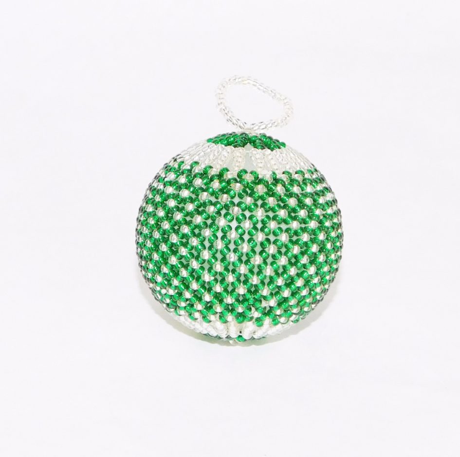 BEADED CHRISTMAS BAUBLE