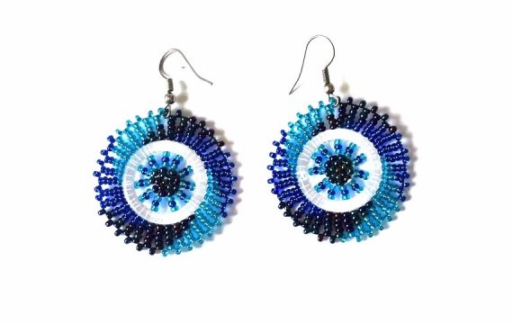 LUNGI ROUND EARRINGS- SMALL