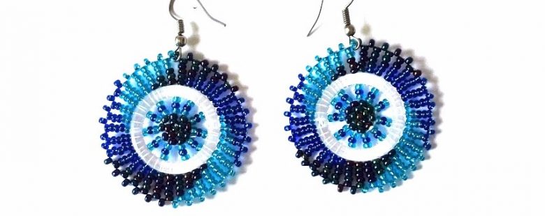 LUNGI ROUND EARRINGS- SMALL