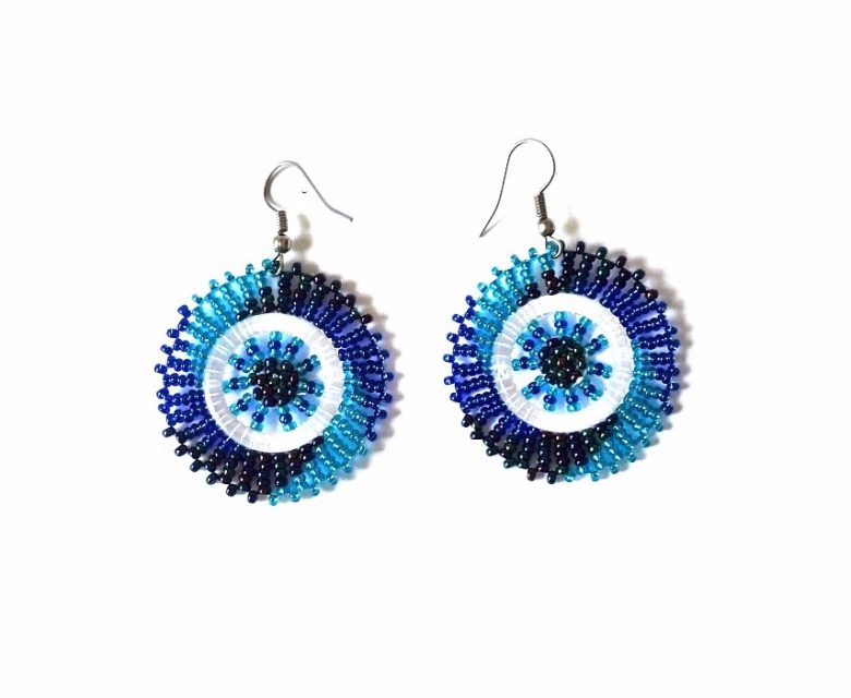 LUNGI ROUND EARRINGS- SMALL