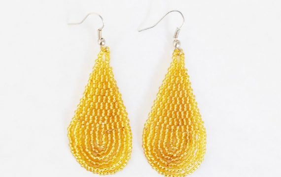 LUNGI TEARDROP EARRINGS- LARGE