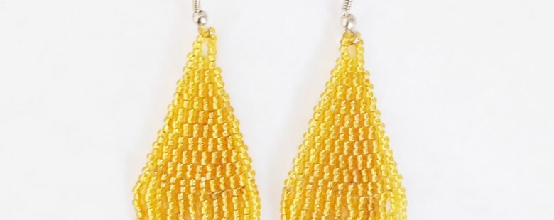 LUNGI TEARDROP EARRINGS- LARGE