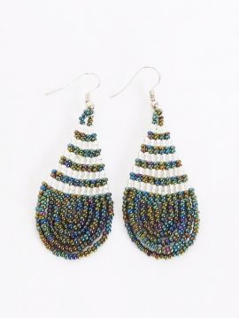 LUNGI TEARDROP EARRINGS- LARGE