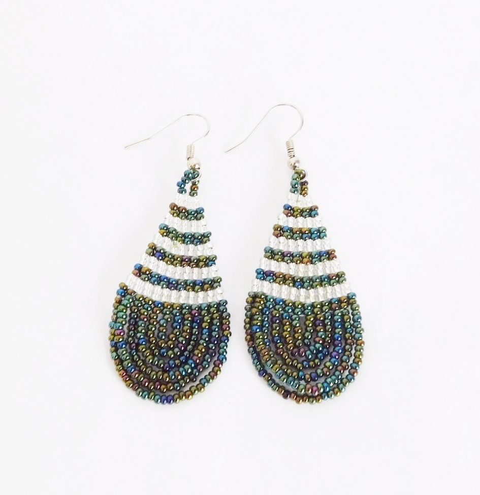 LUNGI TEARDROP EARRINGS- LARGE