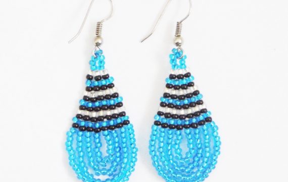 LUNGI TEARDROP EARRINGS- LARGE