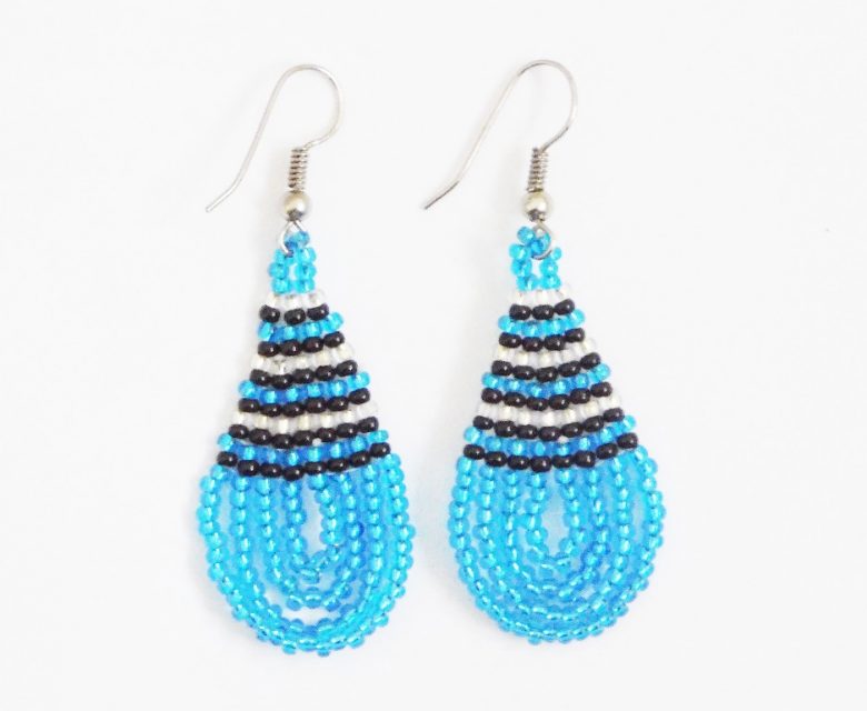 LUNGI TEARDROP EARRINGS- LARGE