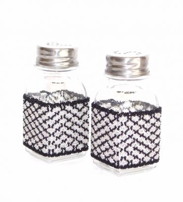 BEADED SALT & PEPPER SET