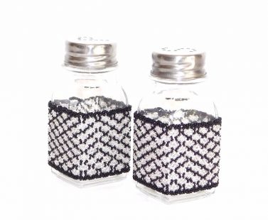 BEADED SALT & PEPPER SET