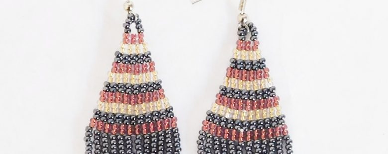 LUNGI TEARDROP EARRINGS- LARGE