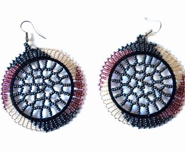 LUNGI ROUND EARRINGS- LARGE