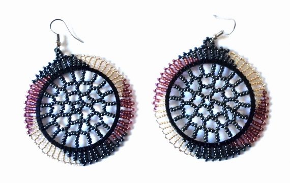 LUNGI ROUND EARRINGS- LARGE