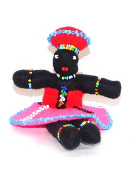 BEADED ZULU DOLLS