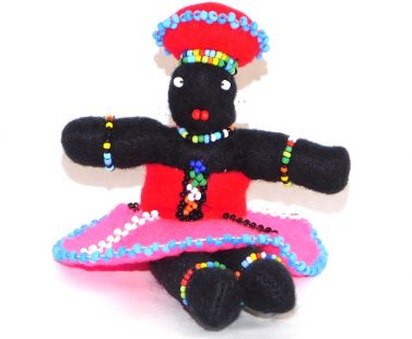 BEADED ZULU DOLLS