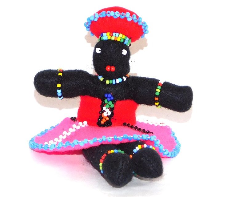 BEADED ZULU DOLLS