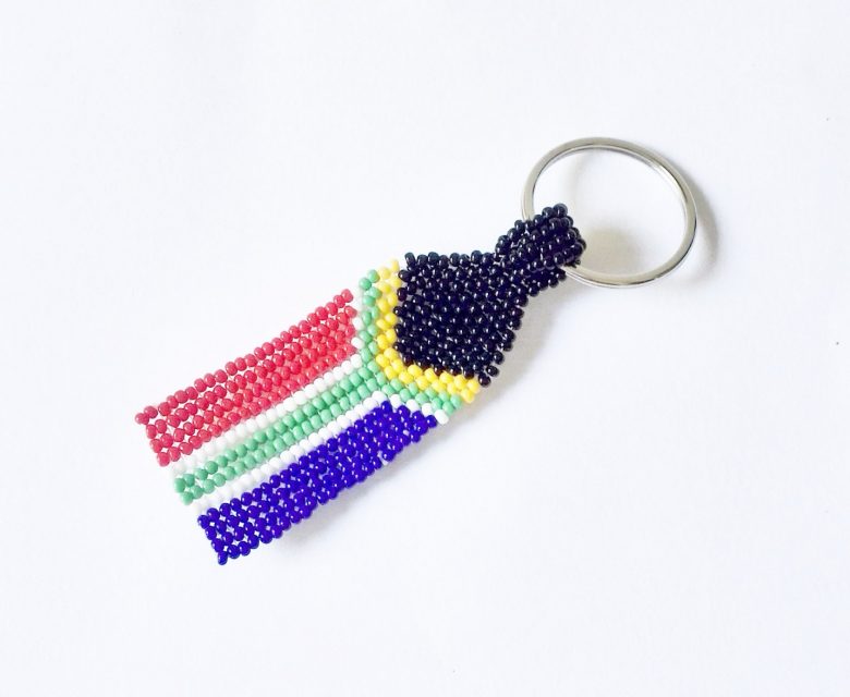 SOUTH AFRICAN FLAG KEYRING