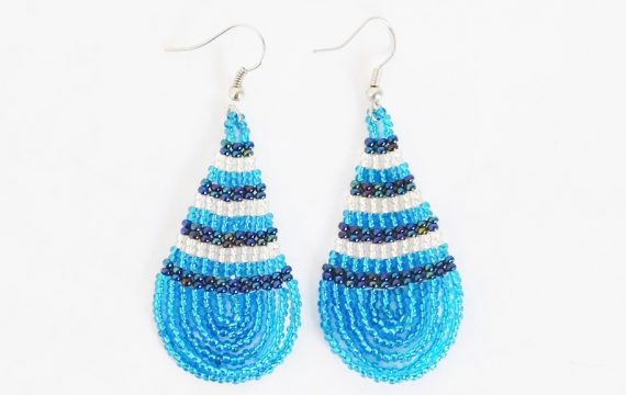 LUNGI TEARDROP EARRINGS- LARGE