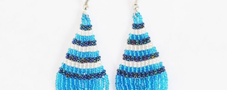 LUNGI TEARDROP EARRINGS- LARGE