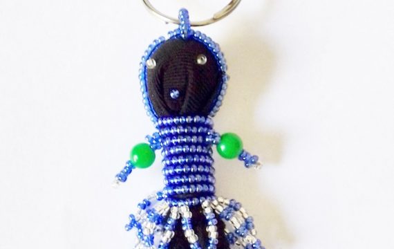 ZULU GIRL KEYRING