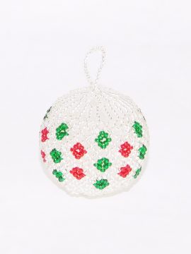 BEADED CHRISTMAS BAUBLE