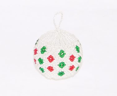 BEADED CHRISTMAS BAUBLE