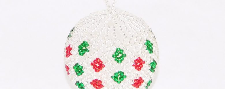 BEADED CHRISTMAS BAUBLE