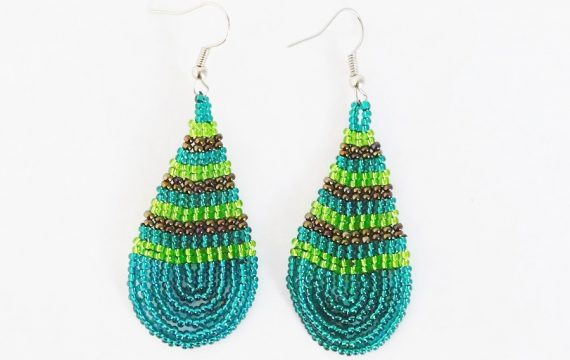 LUNGI TEARDROP EARRINGS- LARGE