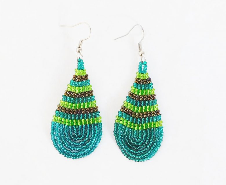 LUNGI TEARDROP EARRINGS- LARGE