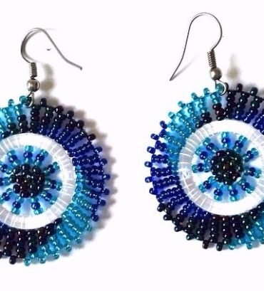 LUNGI ROUND EARRINGS- SMALL