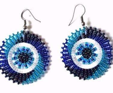 LUNGI ROUND EARRINGS- SMALL