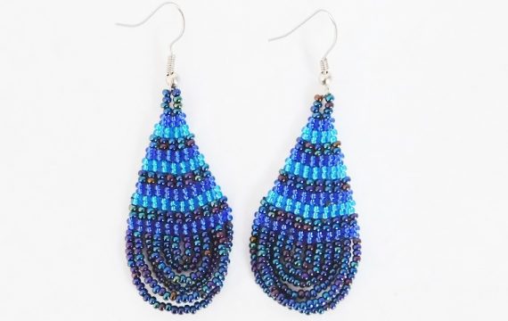 LUNGI TEARDROP EARRINGS- LARGE