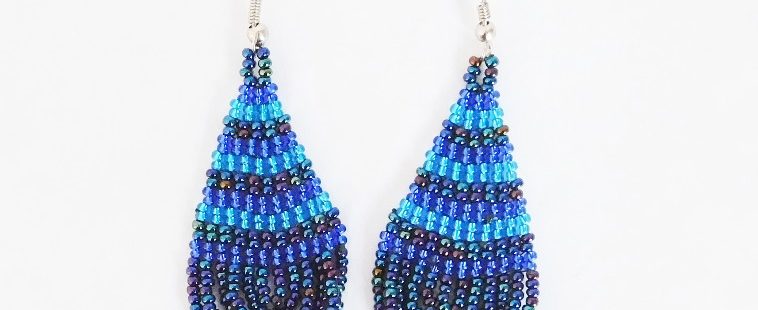 LUNGI TEARDROP EARRINGS- LARGE