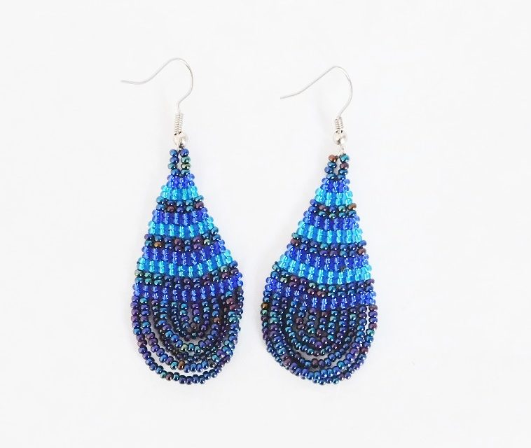 LUNGI TEARDROP EARRINGS- LARGE