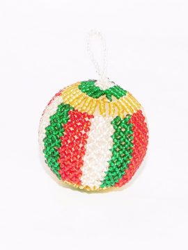 BEADED CHRISTMAS BAUBLE