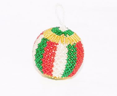 BEADED CHRISTMAS BAUBLE