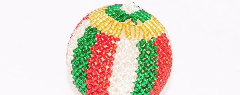 BEADED CHRISTMAS BAUBLE