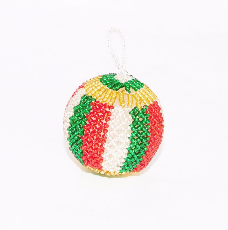 BEADED CHRISTMAS BAUBLE