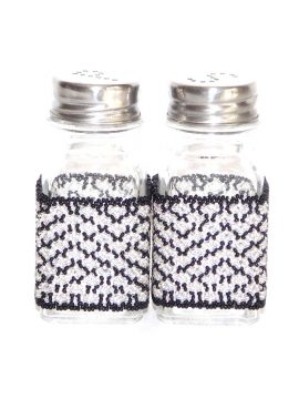 BEADED SALT & PEPPER SET