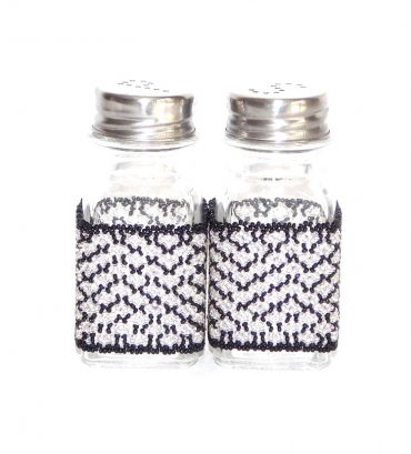 BEADED SALT & PEPPER SET