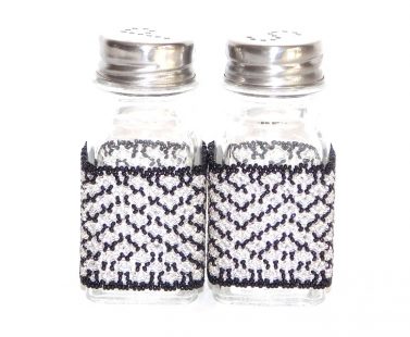 BEADED SALT & PEPPER SET