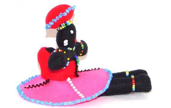 BEADED ZULU DOLLS