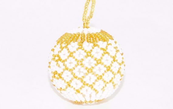 BEADED CHRISTMAS BAUBLE