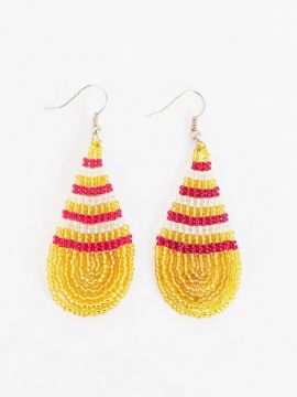 LUNGI TEARDROP EARRINGS- LARGE