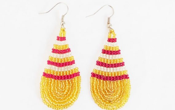 LUNGI TEARDROP EARRINGS- LARGE